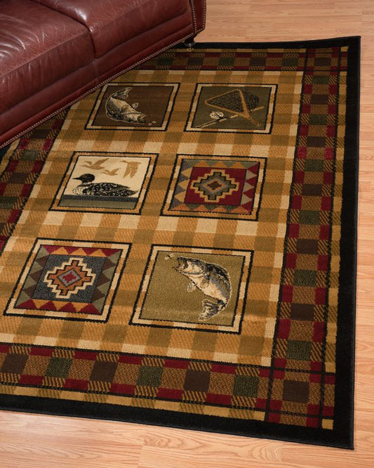 Affinity Lodge Stamp Rug