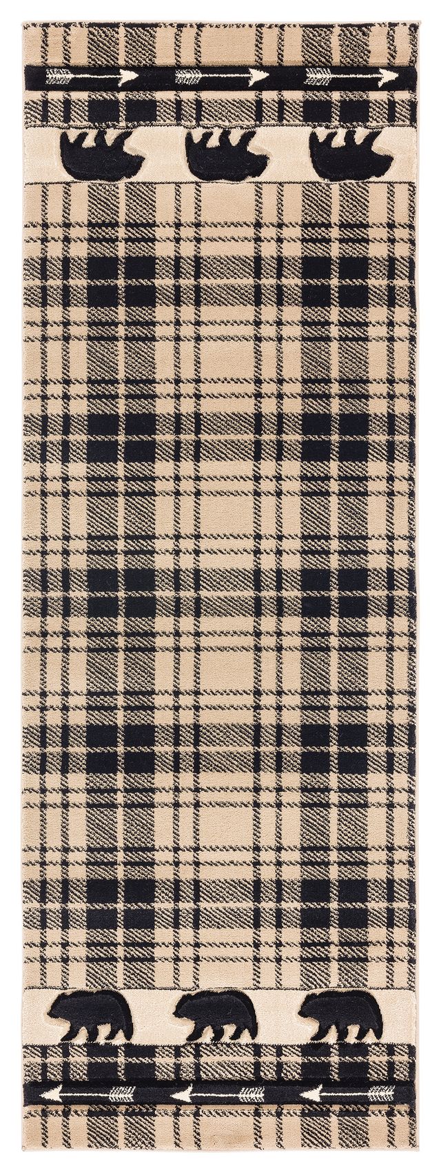 Cottage Tartan Bear Rug