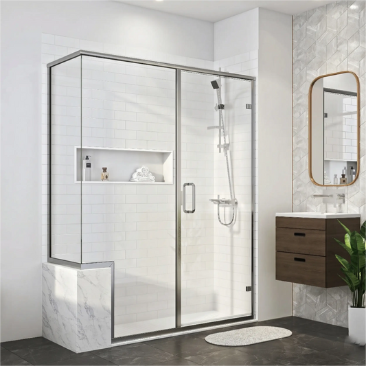 Customize Framed Shower Enclosure - P07-01 with 1/4" Glass Thickness