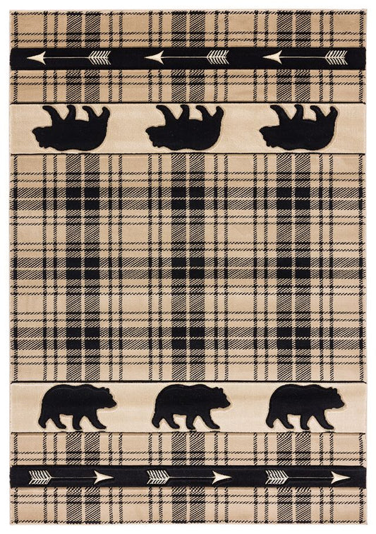 Cottage Tartan Bear Rug