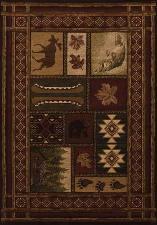 Contours Cabin Chalet Rug