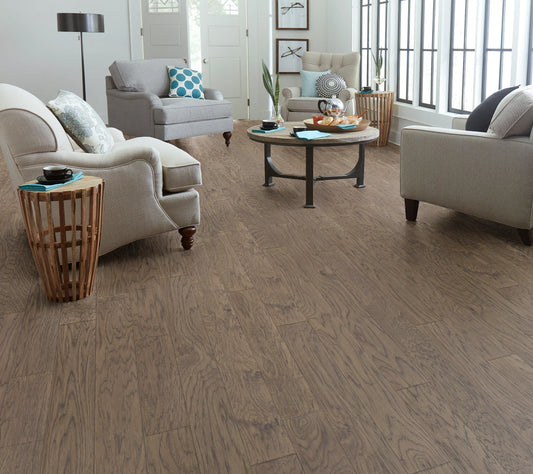3/8" Standridge Sepia Engineered Hickory Hardwood Flooring