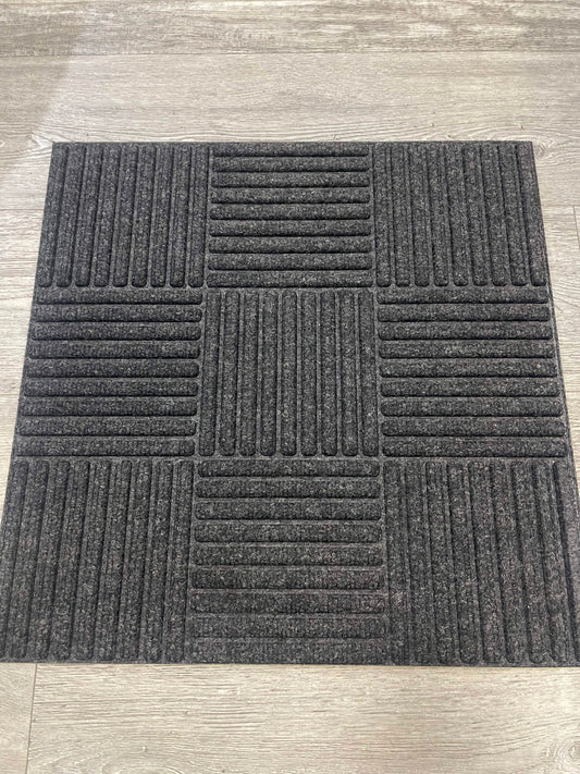 Sam's Commercial Grade Black Carpet Tile Plank - 18x18