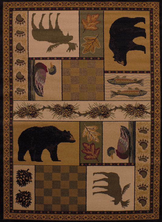 Affinity Pine Montage Rug