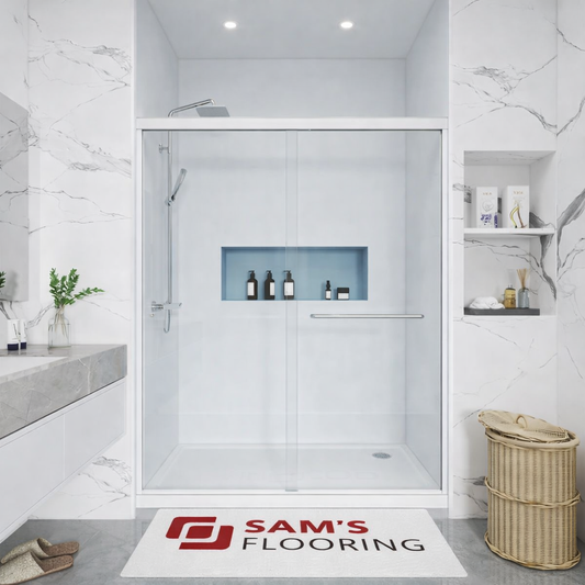 Double Sliding Framed Shower Door - DS06S
