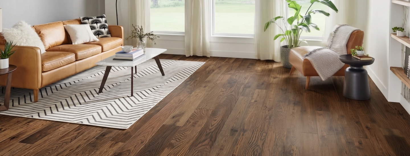 Brown Solid Hardwood Flooring
