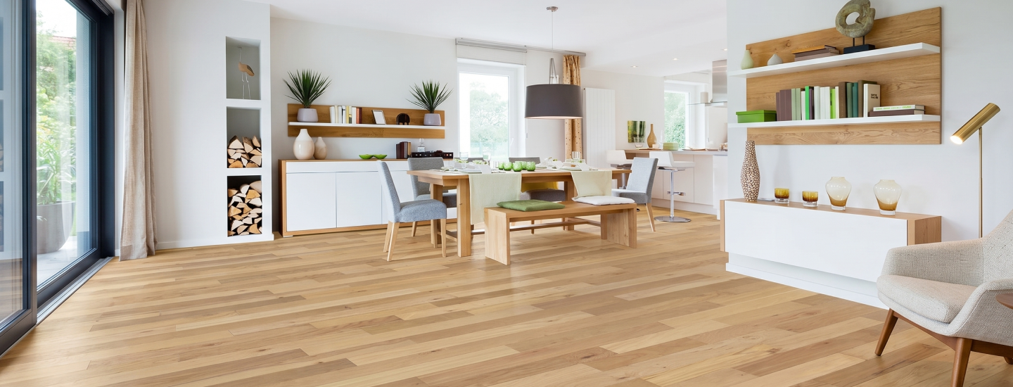 Beige Engineered Hardwood Flooring