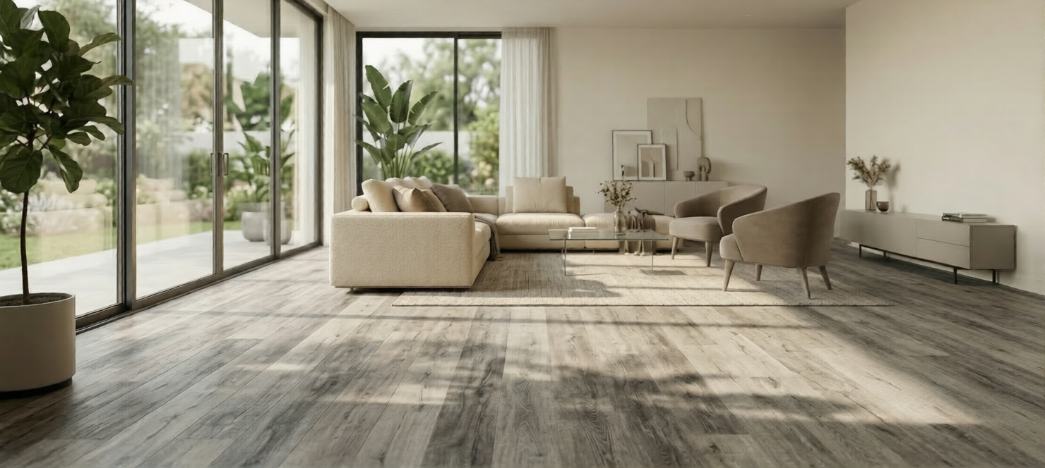Burgundy LVP Flooring