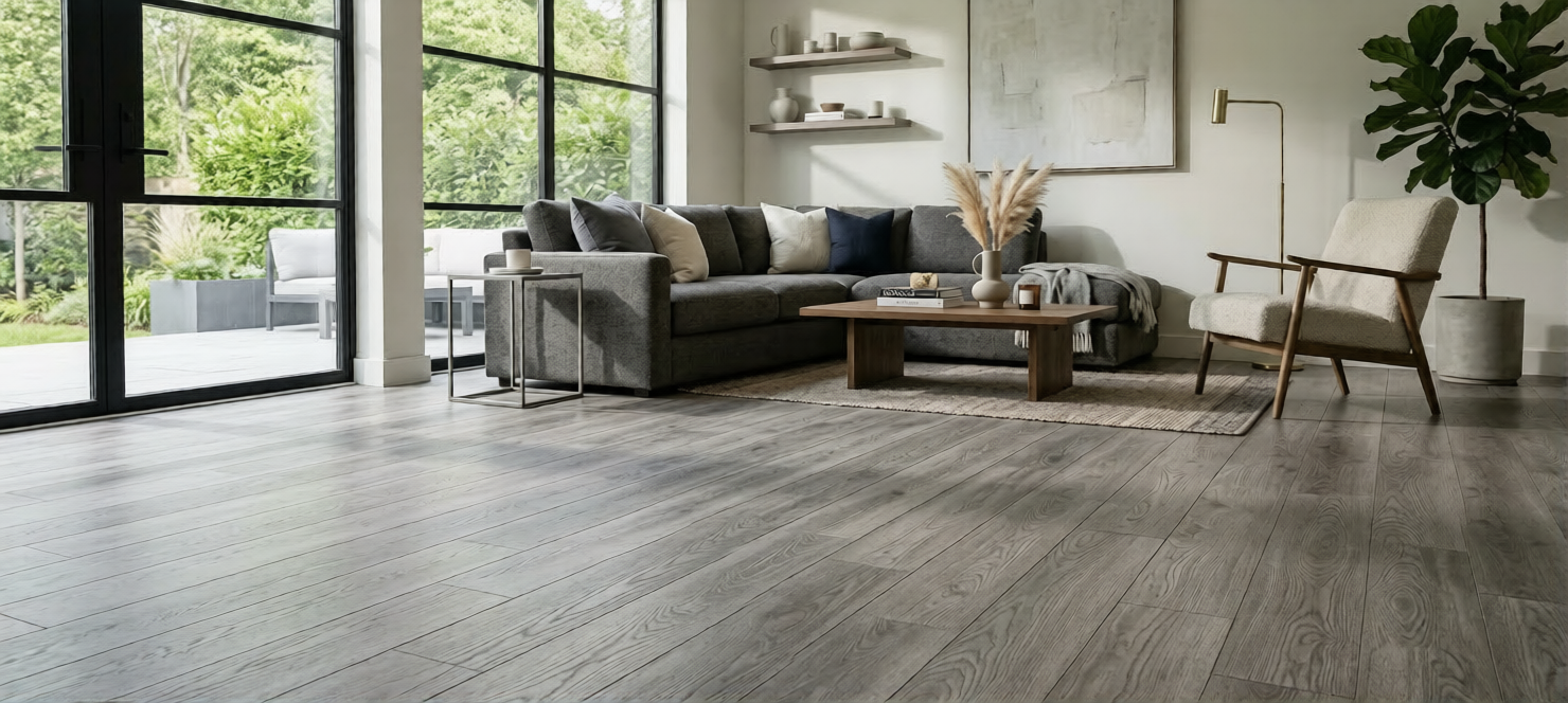Grey LVP Flooring