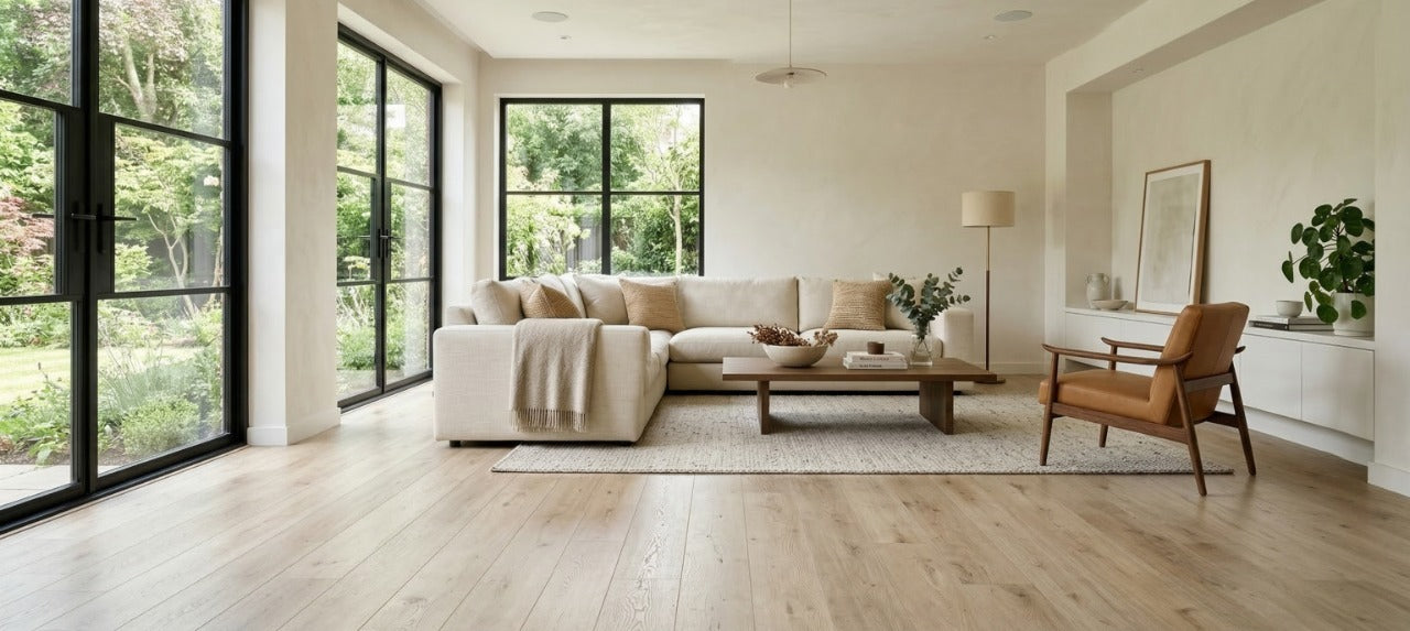 Light Beige LVP Flooring