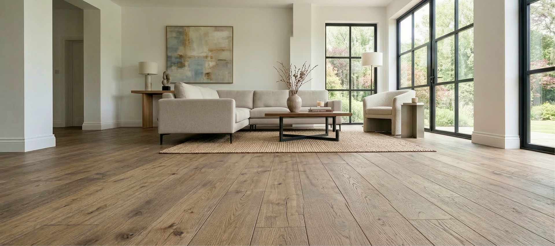 Brown WPC Flooring