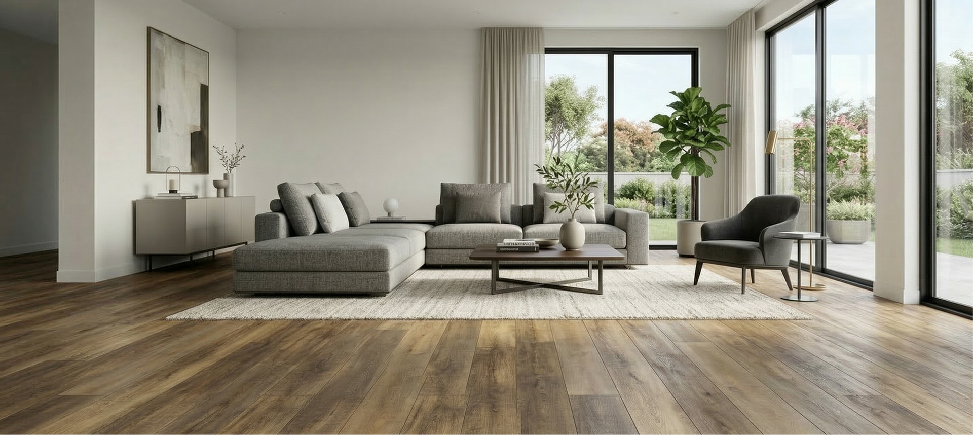 Grey WPC Flooring