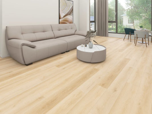 Saint Augustine Warm Sand Waterproof Rigid Core Luxury Vinyl Plank Flooring (10975 68008)