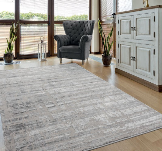 Cascades Rainier Gray Rug