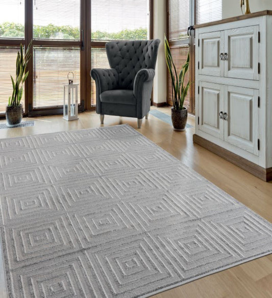 Cascades Tehama Grey Rug