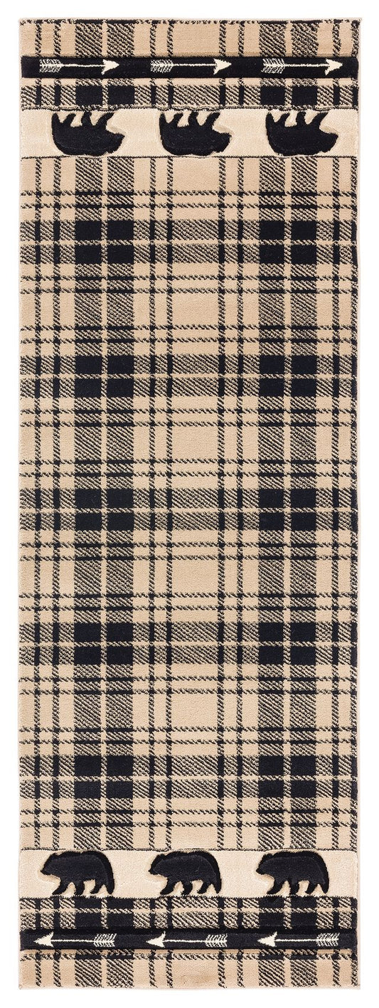 Cottage Tartan Bear Rug