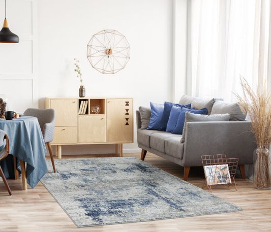 Eternity Elixir Blue Area Rug