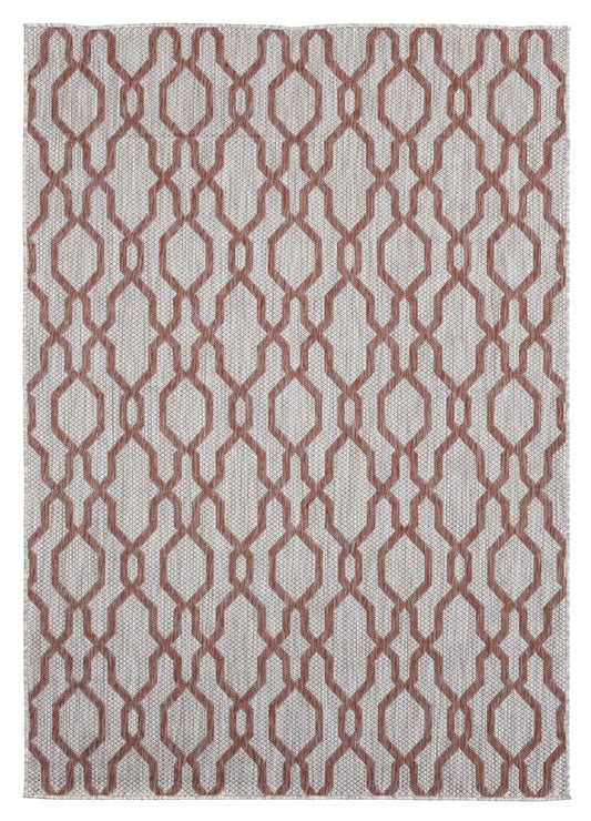 Augusta Belle Mare Rug - Terracotta