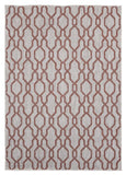 Augusta Belle Mare Rug - Terracotta