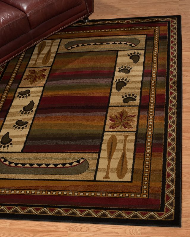 Affinity Canoe Sunset Rug - Lodge