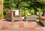 Augusta Grand Anse Rug - Terracotta