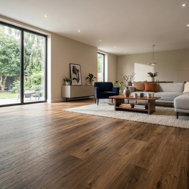 Brown LVP Flooring