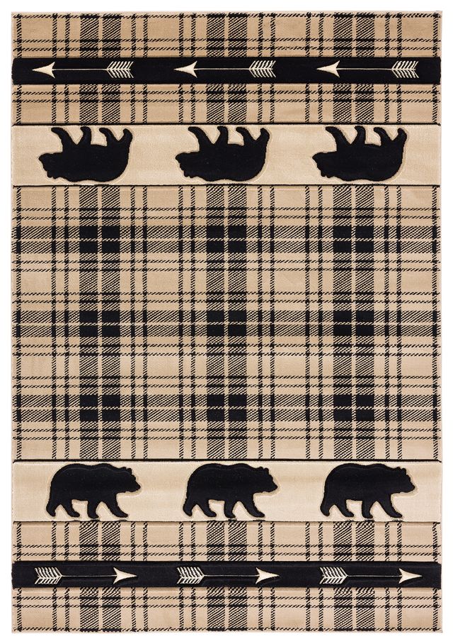 Cottage Tartan Bear Rug