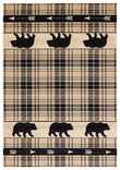 Cottage Tartan Bear Rug