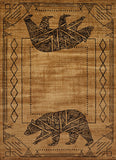 Affinity Bear Cave Rug - Gold