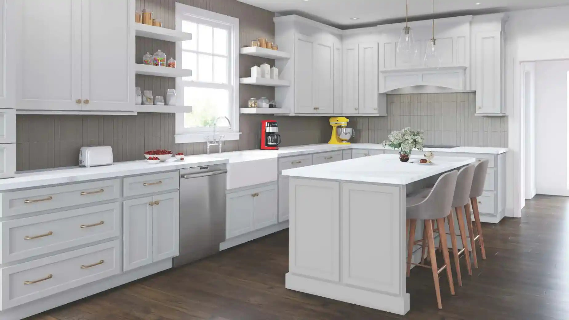 Metro Frost Cabinets