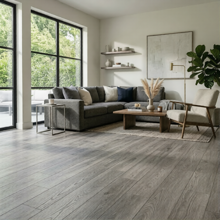 Grey LVP Flooring