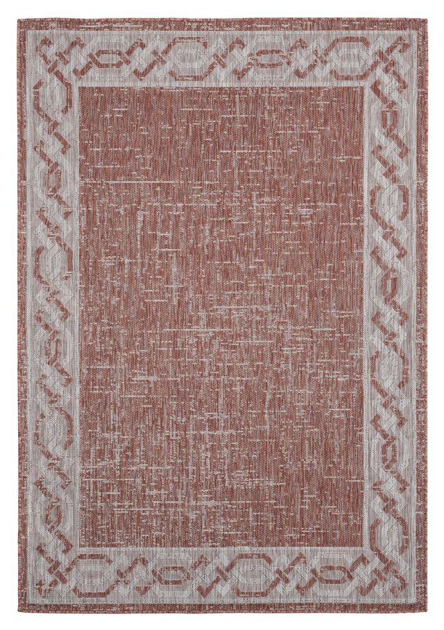 Augusta Whitehaven Rug - Terracotta