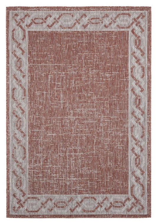 Augusta Whitehaven Rug - Terracotta