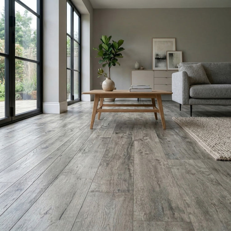 Light Grey LVP Flooring