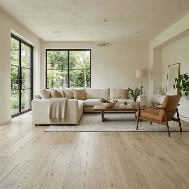 Light Beige LVP Flooring