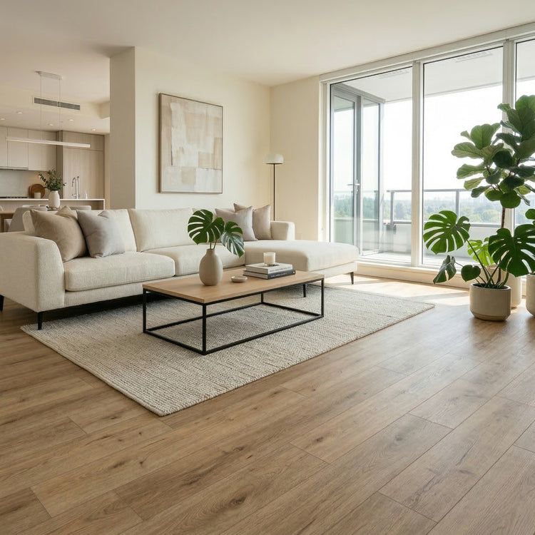 Light Brown LVP Flooring