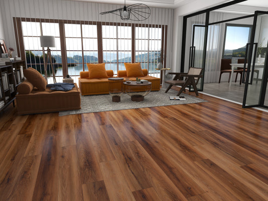 Manal Waterproof Rigid Core Luxury Vinyl Plank Flooring - 5mm Thickness with 20 Mil Wear Layer (P0378)