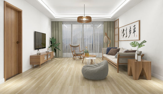 May Waterproof Rigid Core Luxury Vinyl Plank Flooring - 5mm Thickness with 20 Mil Wear Layer (P0354)