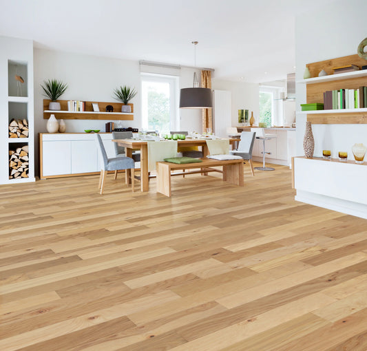 3/8" Standridge Natural Engineered Hickory Hardwood Flooring