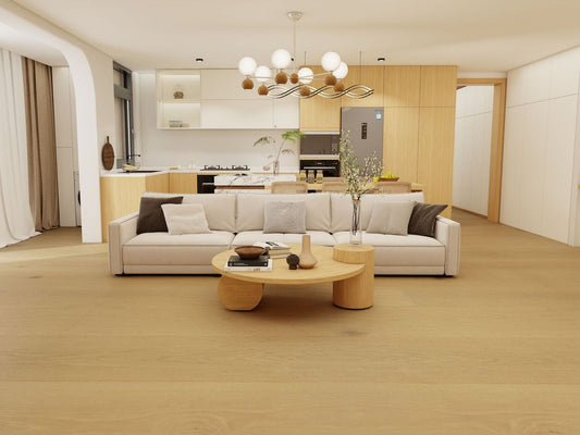 14 mm Woodscape Serenity Engineered Hickory Hardwood Flooring (30200 99002 775)