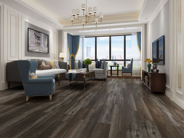 Saratoga Coffee Waterproof Rigid Core Luxury Vinyl Plank Flooring (10000 50011)