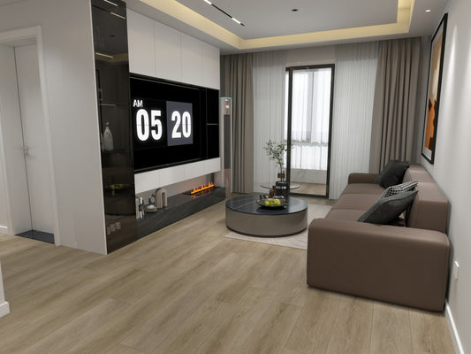 Reem Waterproof Rigid Core Luxury Vinyl Plank Flooring - 5mm Thickness with 20 Mil Wear Layer (VNT007)