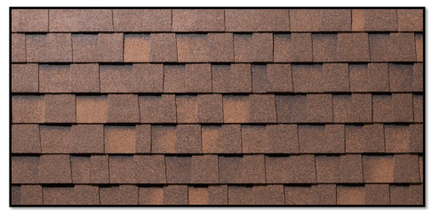 TWO TONE BROWN SHINGLES
