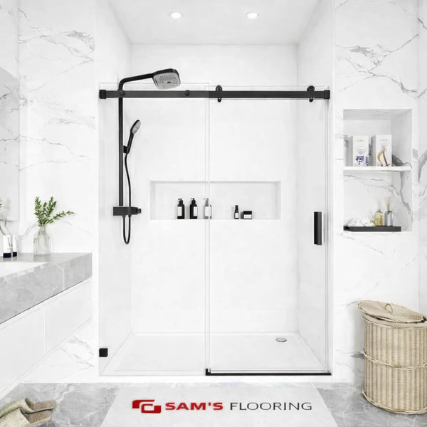 Soft-Closing Frameless Single Sliding Shower Door - SS13