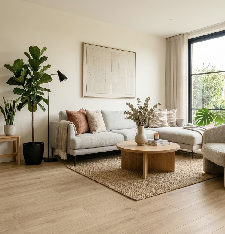 Light Beige WPC Flooring