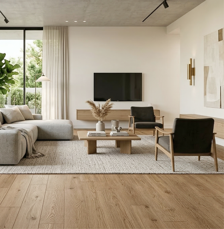 Light Brown WPC Flooring