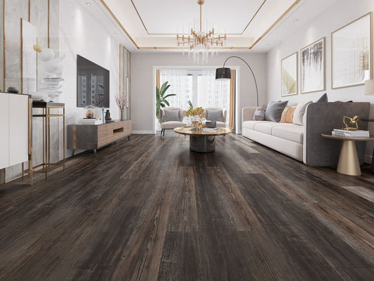Bryant Old Mill Grey Waterproof Rigid Core Luxury Vinyl Plank Flooring (10700 75001)