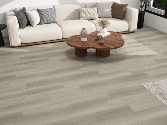 Yusra Waterproof Rigid Core Luxury Vinyl Plank Flooring - 5mm Thickness with 20 Mil Wear Layer (VNT001)