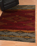 Affinity Native Skye Rug - Red