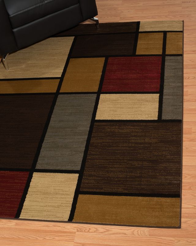 Affinity Rhombus Rug - Multicolor